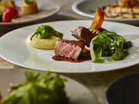 【TS】【春の季節のランチ】鰆や桜のデザートなど 旬の食材を楽しむ全５皿コース（乾杯酒付き）