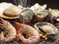 ◎ NEW! [From April] 4 kinds of grilled seafood set [Additional option] "Add another serving to the meat! A full seafood set ♪