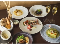【Symphony】オマール海老×国産牛フィレ 贅沢Wメイン 春のシーズナルコース＋乾杯シャンパーニュ付き
