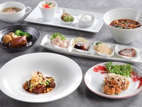 ＜豊楽／ランチ＞牛肉炒めや麻婆豆腐、デザート3種＋コーヒーなど全8品