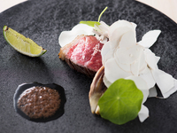 DINNER COURSE B ¥18,000 The main dish will be changed to Takachiho beef. (From April 1, 2026)