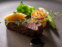 ＜ランチ＞誕生石カラーで彩るデザート付き！魚と肉料理の両方が選べる季節のフルコース「GOURMAND」 | 14,500円