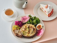 [Special Lunch with Dessert & Drink] Baby Scallops, Brussels Sprouts, New Onion and White Ginger Gratin