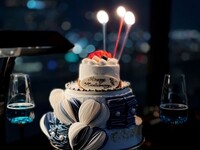 【周年庆尊享套餐】12种 / 蓝月，幸福的蓝色气泡 / 法式高级晚餐套餐，含时令食材制作的蛋糕