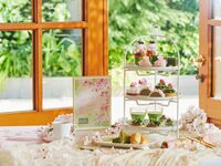 【平日】◇マリアージュフレール社紅茶1ポット◇ 抹茶と桜のアフタヌーンティ with 祇園辻利（2時間 4/1～）