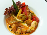 "Fish Dish"  with all you can drink beverages