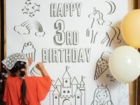 【BIRTHDAY PARTY PLAN】アニバーサリープレート＆バルーンアート付お祝いコース(個室確約)