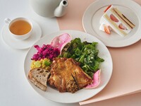 [Special lunch with dessert and drink] Sauteed rosemary chicken with mustard sauce