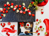 【6種類のいちごの食べ放題・食べ比べ付き】シェフ拘りの和牛ロースステーキランチ