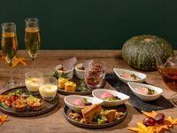 【贅沢ハイティー】薪火料理×スイーツ&スパークリングワイン含むドリンク付
