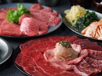 【コスパ最高な歓送迎会！】～塩5種×タレ3種～ 上タン・厚切りハラミ・ホルモン・特選赤身／カルビ完全網羅 スタンダード焼肉コース〈2時間飲み放題付〉