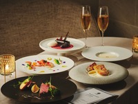 【♦ディナー個室確約♦顔合わせやご結納に】Wメイン全5皿+乾杯スパークリング