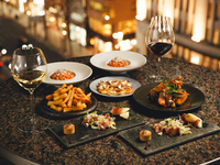 [Dinner Party Plan / 2 hours of free flow included] A five-course sharing course featuring the bounty of spring, including pasta and a main dish made with colorful seasonal vegetables.