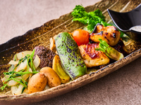 ◇（土日祝日）★四季彩ランチ★4月のおすすめ【そら豆と福島県産若鶏の西京漬け炭火焼き】＊4/1～30