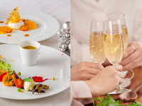 ★送別会・歓迎会に！★ミニブーケと2時間フリードリンク付き♪ オマール海老や牛フィレ肉を堪能する全6品ランチ -SPECIAL-