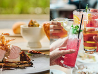 3月おすすめランチ【平日・2時間飲み放題】春野菜とサーモンマリネや新玉ねぎのパイ包みスープ、北海道産豚ロース肉のローストを味わうランチ-SEASON-