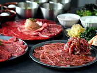 【ハイコスパ腹パン歓送迎会】～ とろけるロース×人気部位塩＆タレ焼8種コース〈2時間飲み放題付〉