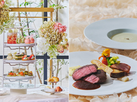 【ステーキランチ】初夏のいちごと抹茶アフタヌーンティー（土日祝）