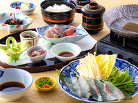 [Kobe Tamura] Sea bream shabu-shabu set