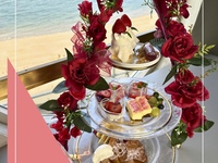 【推し色乾杯ドリンク&90分フリーフロー付】推し活アフタヌーンデザート［赤］