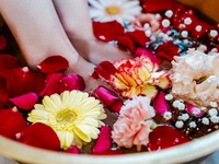 Limited Plan Flower Foot Bath & 39FView