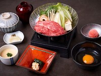 【週末ランチ】牛鍋御膳・梅（80g）