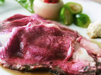 Domestic beef roast beef course 