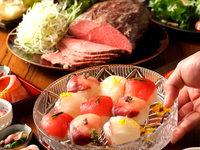 【春季迎送會】以櫻花鯛和京都年糕豬肉涮鍋為主的特別套餐★5,000日元附無限量暢飲