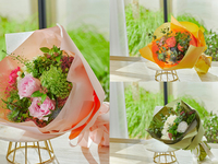 【お花ギフト】クラシックブーケ（花束）