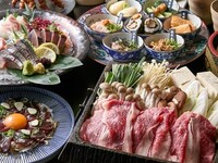 贅沢牛すき焼きコース【2H飲み放題付】9品7,000円