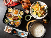 “周年記念特別ランチ”【日向御膳】＋天婦羅盛り合わせ付（平日限定）