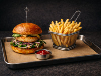[March Only] Seafood Cake Burger