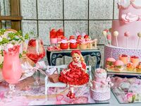 【ガラステーブル席確約／デコレーションシート】スペシャルドリンク＋パフェセットLiccA Sweet Picnic Afternoon Tea