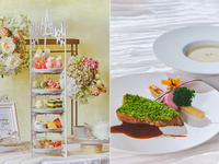 【ポークランチ】初夏のいちごと抹茶アフタヌーンティー（平日）