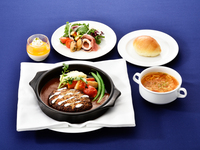 【D】煮込みハンバーグセット