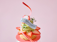 【平日】「1ドリンク付き大人のご褒美パフェ～春を感じる贅沢コラボ！季節限定いちご＆抹茶パフェ～」