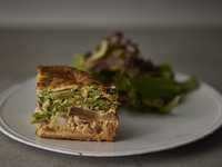 パルフェバンビ付きキッシュランチ〜菜の花のキッシュ〜【 ¥4,350円(税別) 】