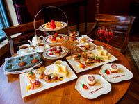 Fresh green afternoon tea set [private room only]