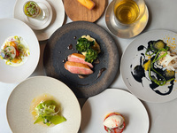 【全6皿8品-SAISON DINNER COURSE】日-木曜日限定お任せコース！お祝いプレートもご用意可能！