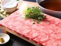 春の鮮魚と牛タンつゆしゃぶコース　全7品