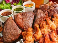 月～木ランチ限定！【2H食べ放題】カクテル・サワー・ワインなど30種以上飲み放題付！15種シュラスコ＆サラダ＆ブッチャーカレー付き…5,800yen2名様～