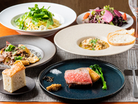 【Dinner】〈スタンダードコース〉￥8,000（税抜き）初めての方も常連様も迷ったらこちら！季節の食材を楽しめるフルコース◎