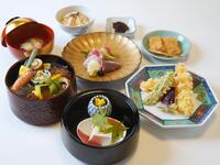 光悦水指弁当(お造り・天ぷら)