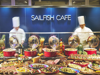 The Buffet October-March ~Mediterranean & Ryukyu Fusion~ For elementary school children and younger staying overnight.