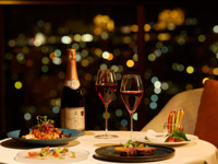  Semi-buffet with choice of main dish with glass of Ajimu Sparkling Wine Rosé