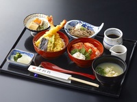 【4/1開業記念】選べるミニ丼ぶり御膳+ミニデザートとコーヒープレゼント