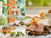 人気プラン！◇母の日にありがとうの花束を◇【平日：ランチコース付き】抹茶と桜のアフタヌーンティ with 祇園辻利（食後カフェフリーつき）