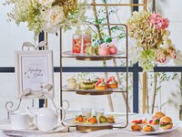 ＜土日祝＞『新緑の抹茶＆ストロベリーアフタヌーンティー』 スイーツでお花見気分！～桜といちごが奏でる心ときめくひとときを～　マリアージュフレールもドリンクお替り自由
