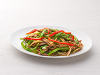 ﾃｲｸｱｳﾄ40.牛肉とピーマンの細切り炒め