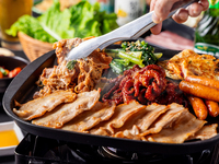 【ボリューム満点・幹事様安心！】コリアンBBQ　食べ飲み放題120分付